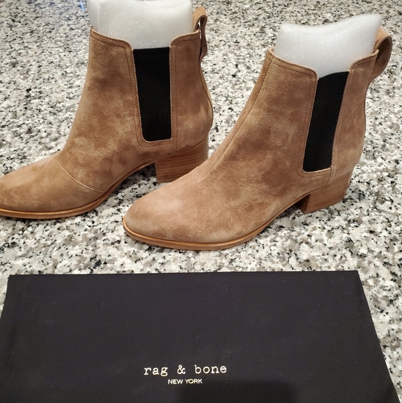 RAG & BONE women's walker boot beige size 38.5 - Picture 4 of 7